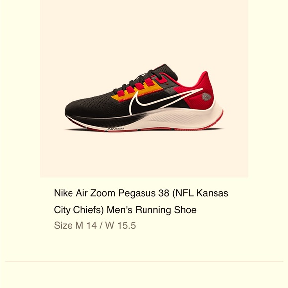 chiefs nike pegasus